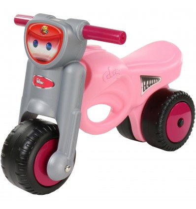 Քշվող վարդագույն մոտոցիկլետ