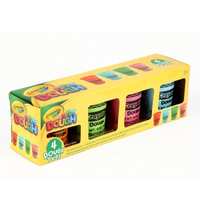 Պլաստիլին Crayola "4 գույն"