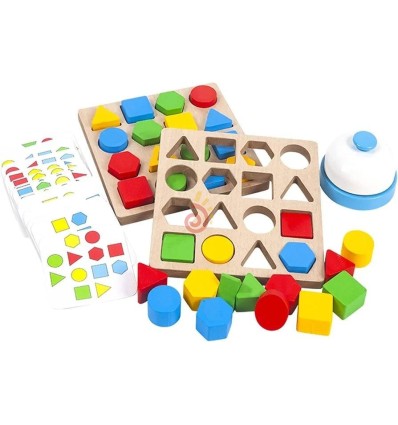 Փայտե զարգացնող երկրաչափական խաղ