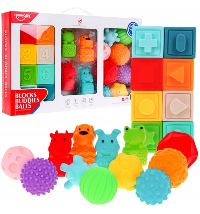 Ռետինե զարգացնող խաղալիքների հավաքածու