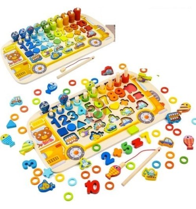 Փայտե ուսուցողական փազլ ՛՛ Երկրաչափություն՛՛