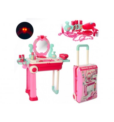 Մանկական զարդասեղան՝ ճամպրուկով